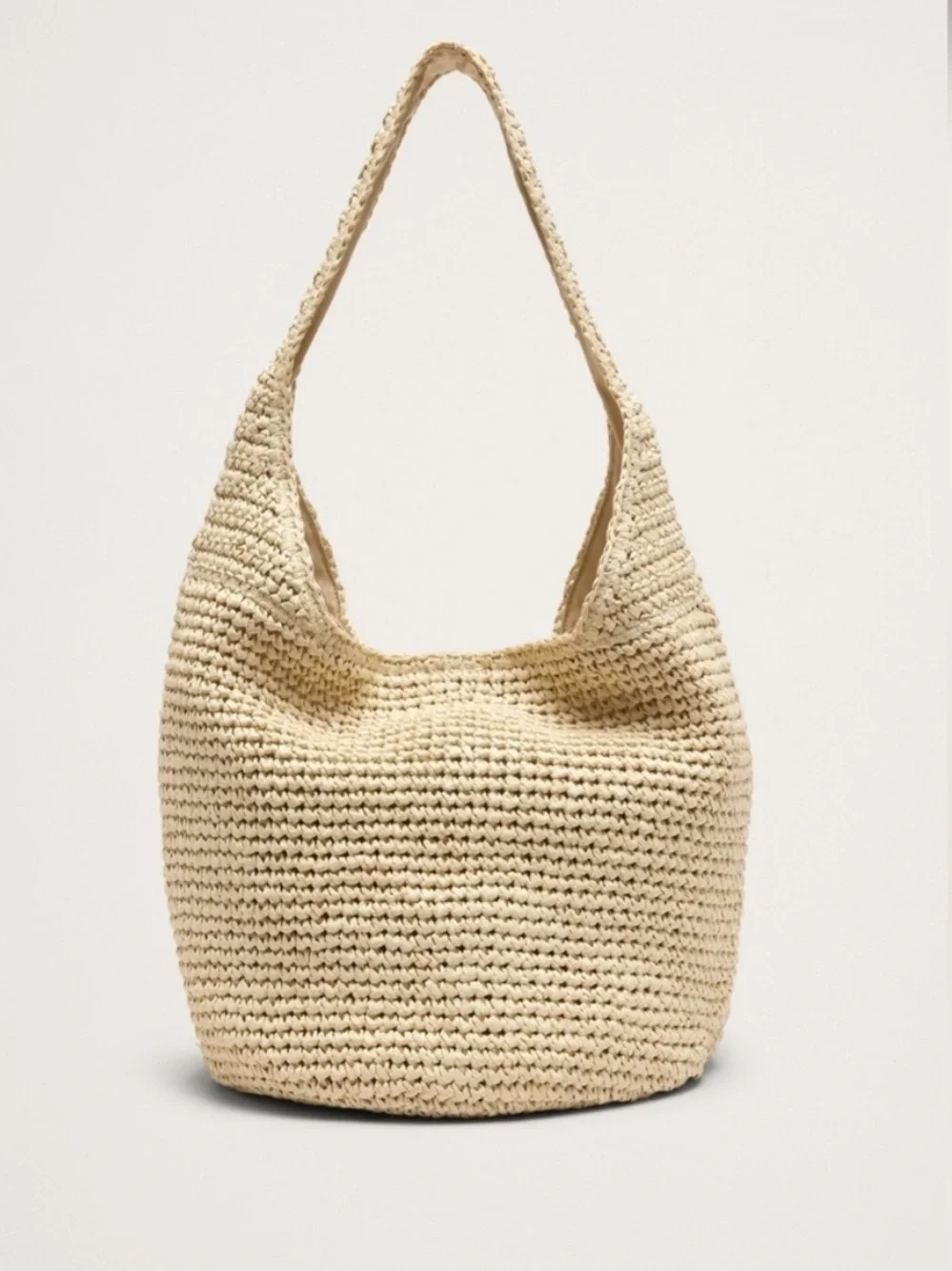 Banana Republic Raffia Tote, Natural.